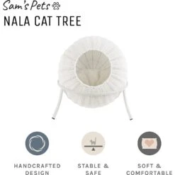 Sam's Pets Nala Wicker Cat Condo -Cat Supplies 373513 PT3. AC SS1800 V1647641197