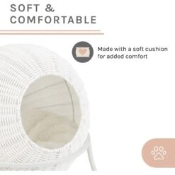 Sam's Pets Nala Wicker Cat Condo -Cat Supplies 373513 PT6. AC SS1800 V1647641005