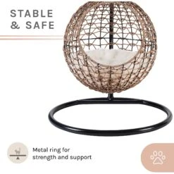 Sam's Pets Nala Hanging Egg Cat Condo -Cat Supplies 373517 PT7. AC SS1800 V1647638814