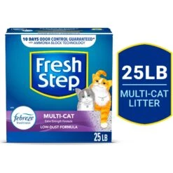 Fresh Step Multi-Cat Extra Strength Scented Clumping Cat Litter