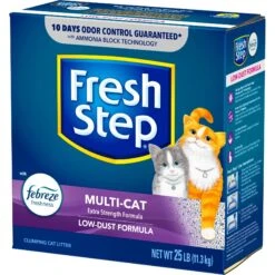 Fresh Step Multi-Cat Extra Strength Scented Clumping Cat Litter 15 Fresh Step Multi-Cat Extra Strength Scented Clumping Cat Litter -Cat Supplies 47416 PT6. AC SS1800 V1695137730