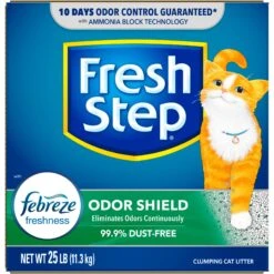 Fresh Step Odor Shield Febreze Scented Clumping Clay Cat Litter -Cat Supplies 47418 PT6. AC SS1800 V1695137727
