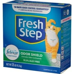 Fresh Step Odor Shield Febreze Scented Clumping Clay Cat Litter -Cat Supplies 47418 PT7. AC SS1800 V1695138364