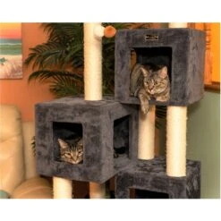 Armarkat Real Wood Giant Cat Tower, Dark Gray, 80-in -Cat Supplies 515582 PT5. AC SS1800 V1649349929