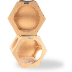 Armarkat Real Wood Cat Wall Additions, Natural Beige, 2 Count -Cat Supplies 515630 PT7. AC SS1800 V1649344417