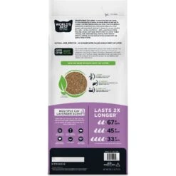 World's Best Lavender Scented Clumping Corn Cat Litter -Cat Supplies 52448 PT2. AC SS1800 V1598654755