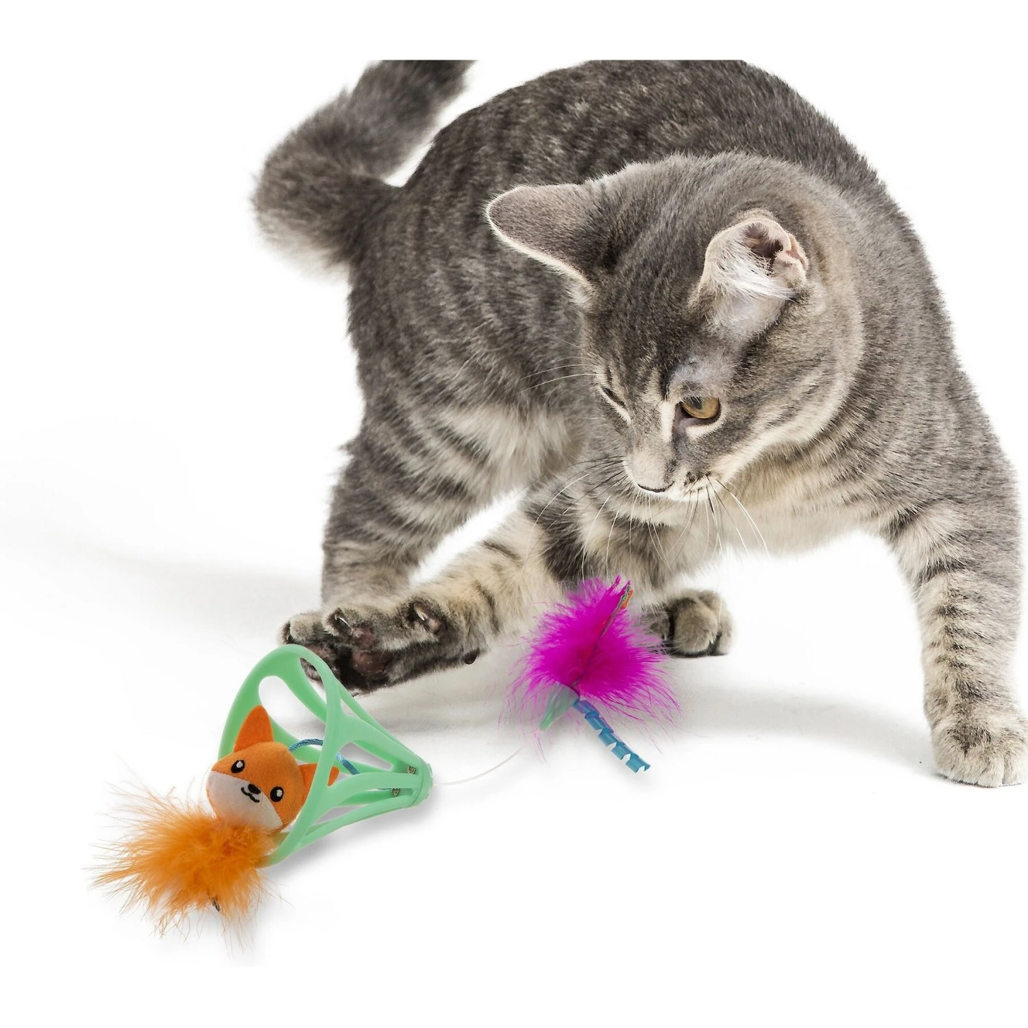 Petlinks HappyNip Sing & Seek Electronic Sound Toggle Wobble Cat Toy, Multi Color, Small 5 Petlinks HappyNip Sing & Seek Electronic Sound Toggle Wobble Cat Toy, Multi Color, Small - Image 5
