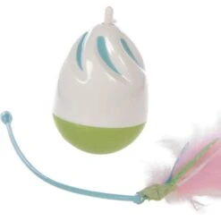 Petlinks Wild Waver Erratically Spinning Electronic Motion With Feather & Ribbon Wand Cat Toy, Multi Color, Medium -Cat Supplies 531654 PT3. AC SS1800 V1652768228