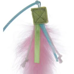 Petlinks Wild Waver Erratically Spinning Electronic Motion With Feather & Ribbon Wand Cat Toy, Multi Color, Medium -Cat Supplies 531654 PT4. AC SS1800 V1652741812