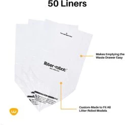 Litter-Robot Cat Litter Box Waste Drawer Liners -Cat Supplies 535278 PT2. AC SS1800 V1651202189