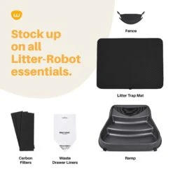 Litter-Robot Cat Litter Box Waste Drawer Liners -Cat Supplies 535278 PT5. AC SS1800 V1651201029
