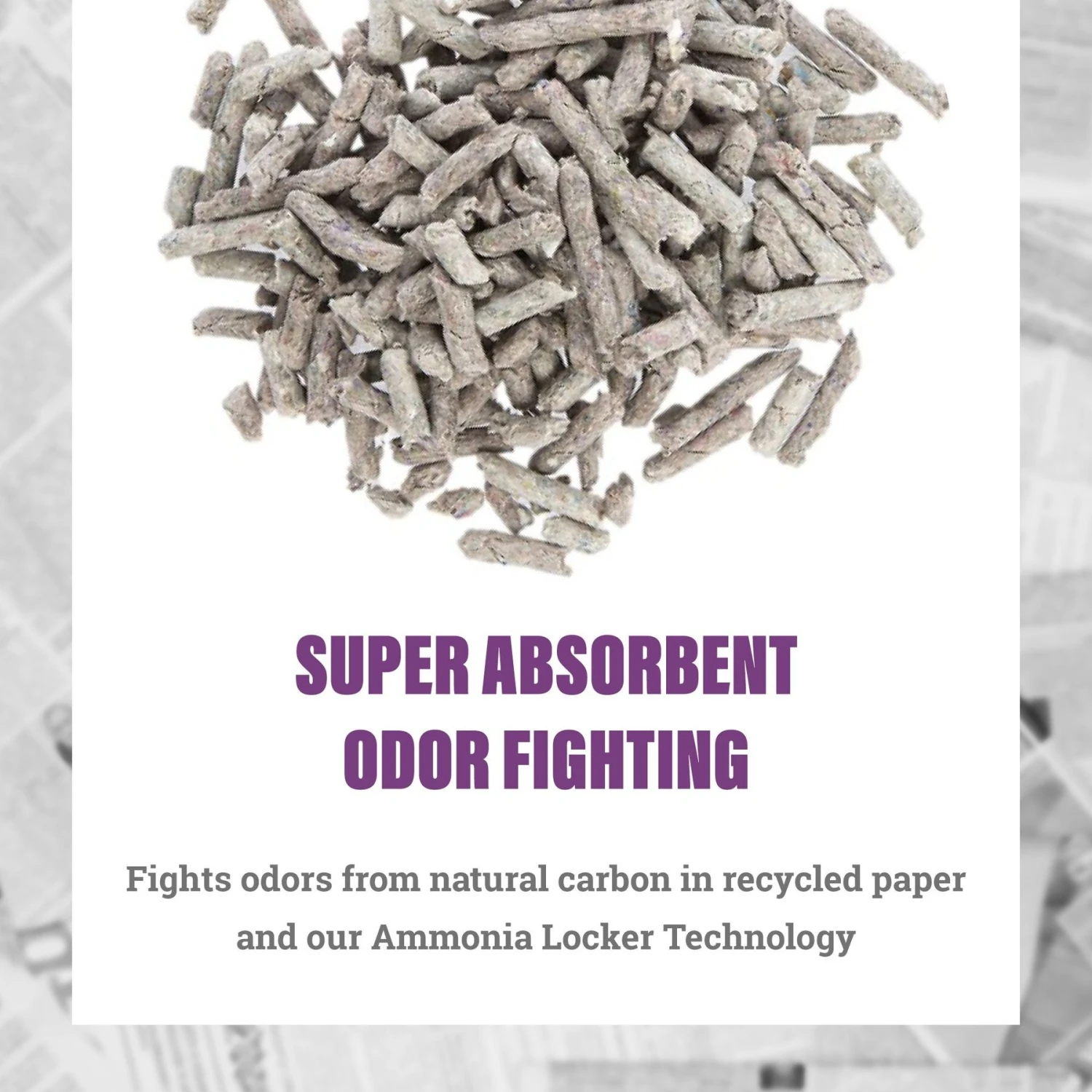 Fresh News Non-Clumping Scented Paper Cat Litter, 25-lb Bag 3 Fresh News Non-Clumping Scented Paper Cat Litter, 25-lb Bag - Image 3