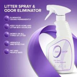 Zero Odor Litter Spray 14 Zero Odor Litter Spray -Cat Supplies 57125 PT5. AC SS1800 V1661829410