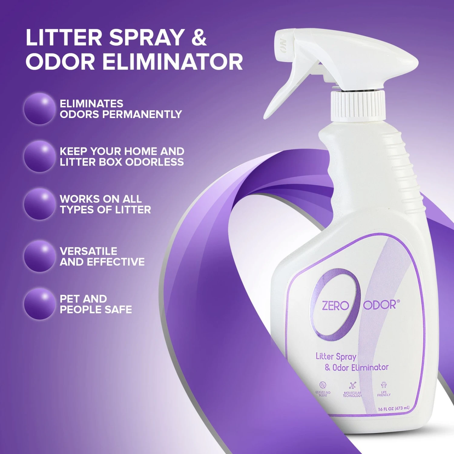 Zero Odor Litter Spray 6 Zero Odor Litter Spray - Image 6