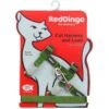 Red Dingo Classic Nylon Cat Harness & Leash