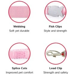 Red Dingo Classic Nylon Cat Harness & Leash -Cat Supplies 57597 PT2. AC SS1800 V1703091390