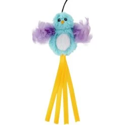 Frisco Bird With Feathers Teaser Wand Cat Toy With Catnip + 3 Items -Cat Supplies 582510 PT4. AC SS1800 V1658238982