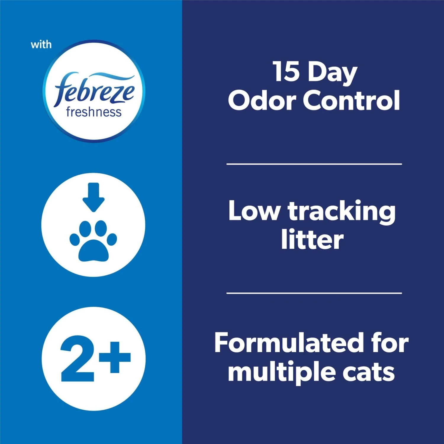 Fresh Step Advanced Clean Paws Multi Cat Litter, 18.5-lb Box, 2 Count 2 Fresh Step Advanced Clean Paws Multi Cat Litter, 18.5-lb Box, 2 Count - Image 2