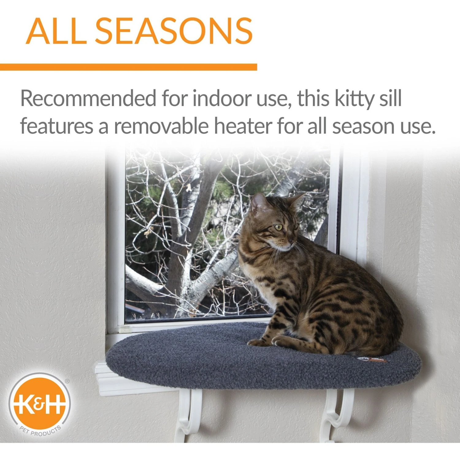 K&H Pet Products Thermo-Kitty Sill Cat Window Perch 4 K&H Pet Products Thermo-Kitty Sill Cat Window Perch - Image 4