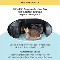 Kitty Sift Disposable Cat Litter Box, 6 Count -Cat Supplies 613310 PT7. AC SS1800 V1663772508