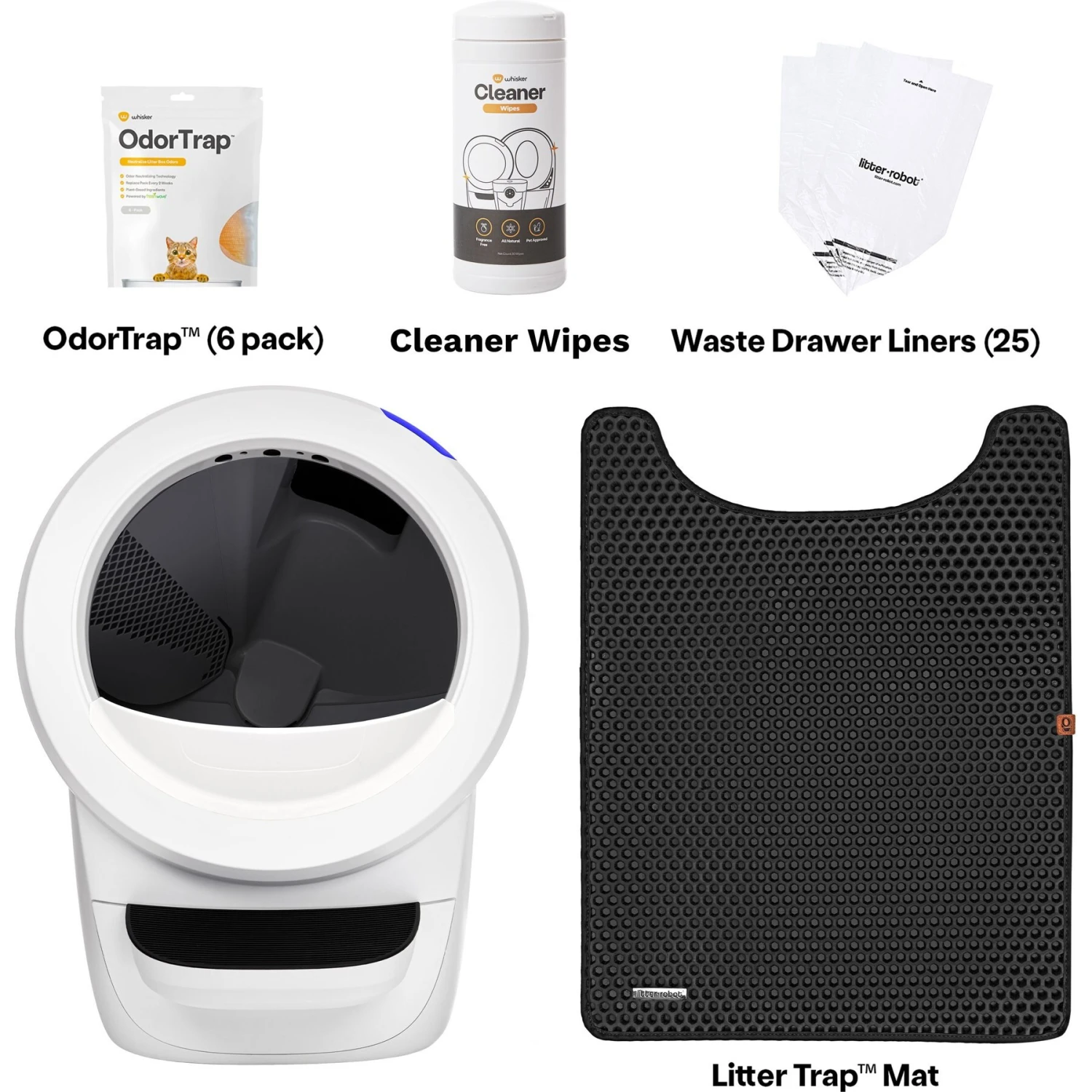 Litter-Robot 4 With Step & Core Accessories Kit Cat Litter Box 2 Litter-Robot 4 With Step & Core Accessories Kit Cat Litter Box - Image 2