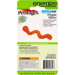 Catstages ORKAkat Wiggle Worm Cat Toy With Catnip -Cat Supplies 62030 PT8. AC SS1800 V1595567164