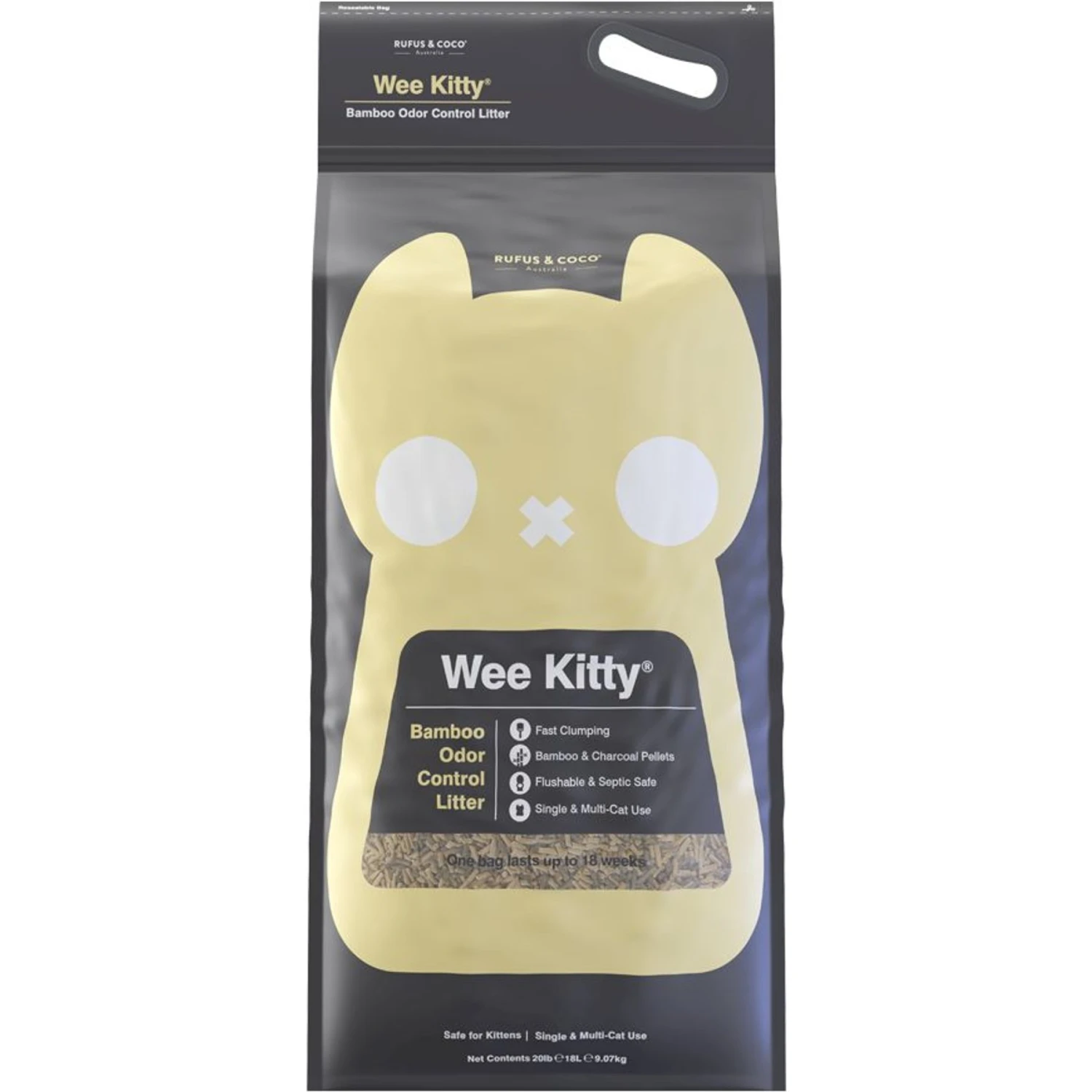 Rufus & Coco Wee Kitty Clumping Cat Litter 1 Rufus & Coco Wee Kitty Clumping Cat Litter