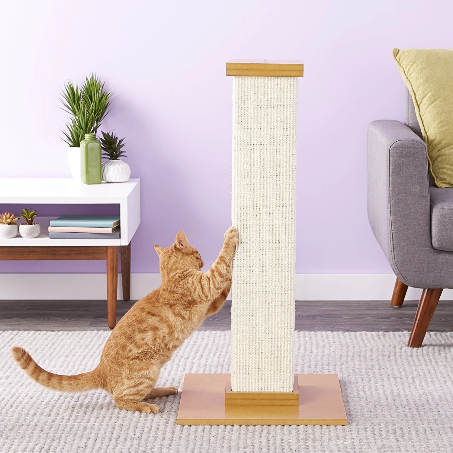 SmartCat The Ultimate 32-in Sisal Cat Scratching Post 1 SmartCat The Ultimate 32-in Sisal Cat Scratching Post