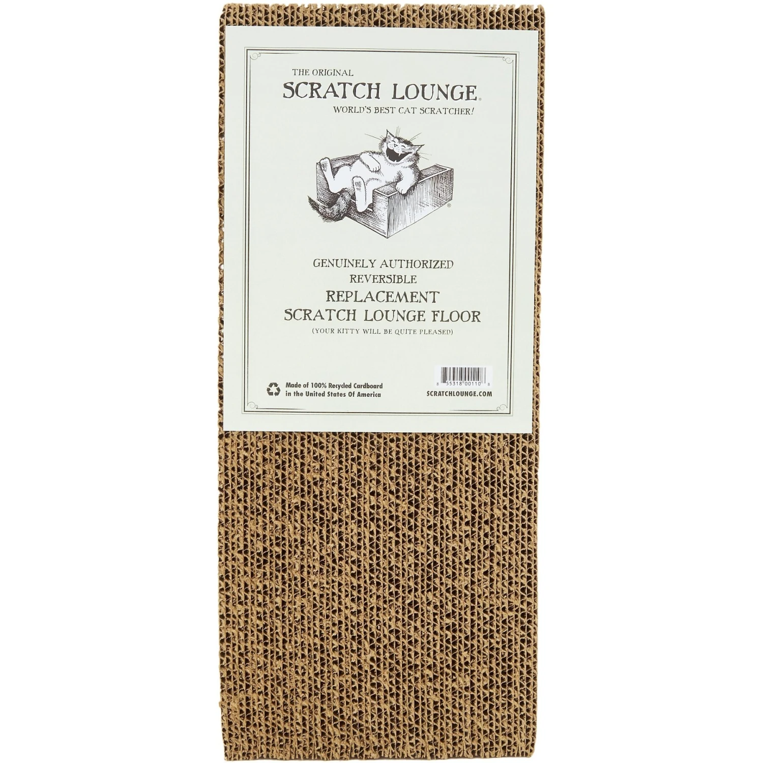 Scratch Lounge Reversible Replacement Scratch Floor Cat Toy 2 Scratch Lounge Reversible Replacement Scratch Floor Cat Toy - Image 2