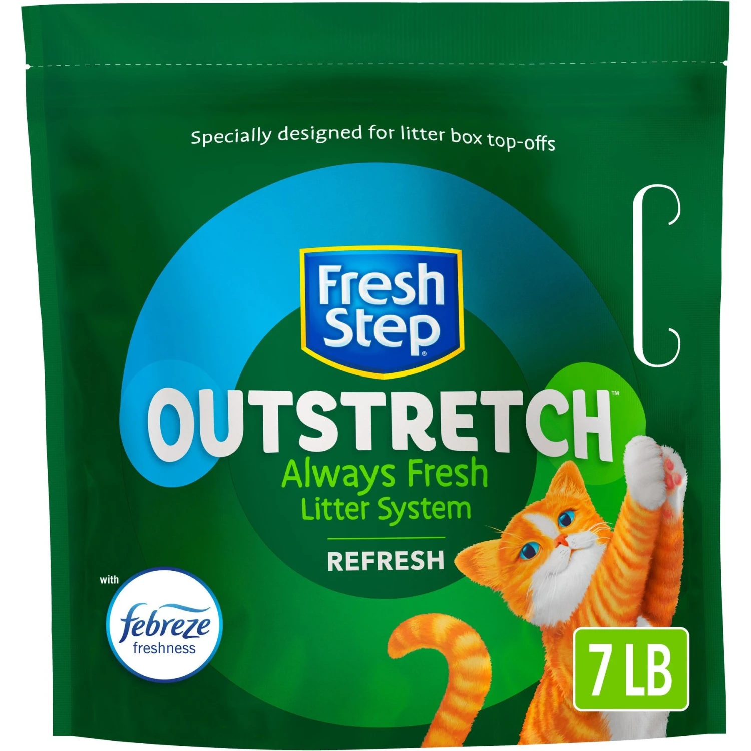 Fresh Step Outstretch Always Fresh Litter System, Refill 7-lb Pouch 1 Fresh Step Outstretch Always Fresh Litter System, Refill 7-lb Pouch