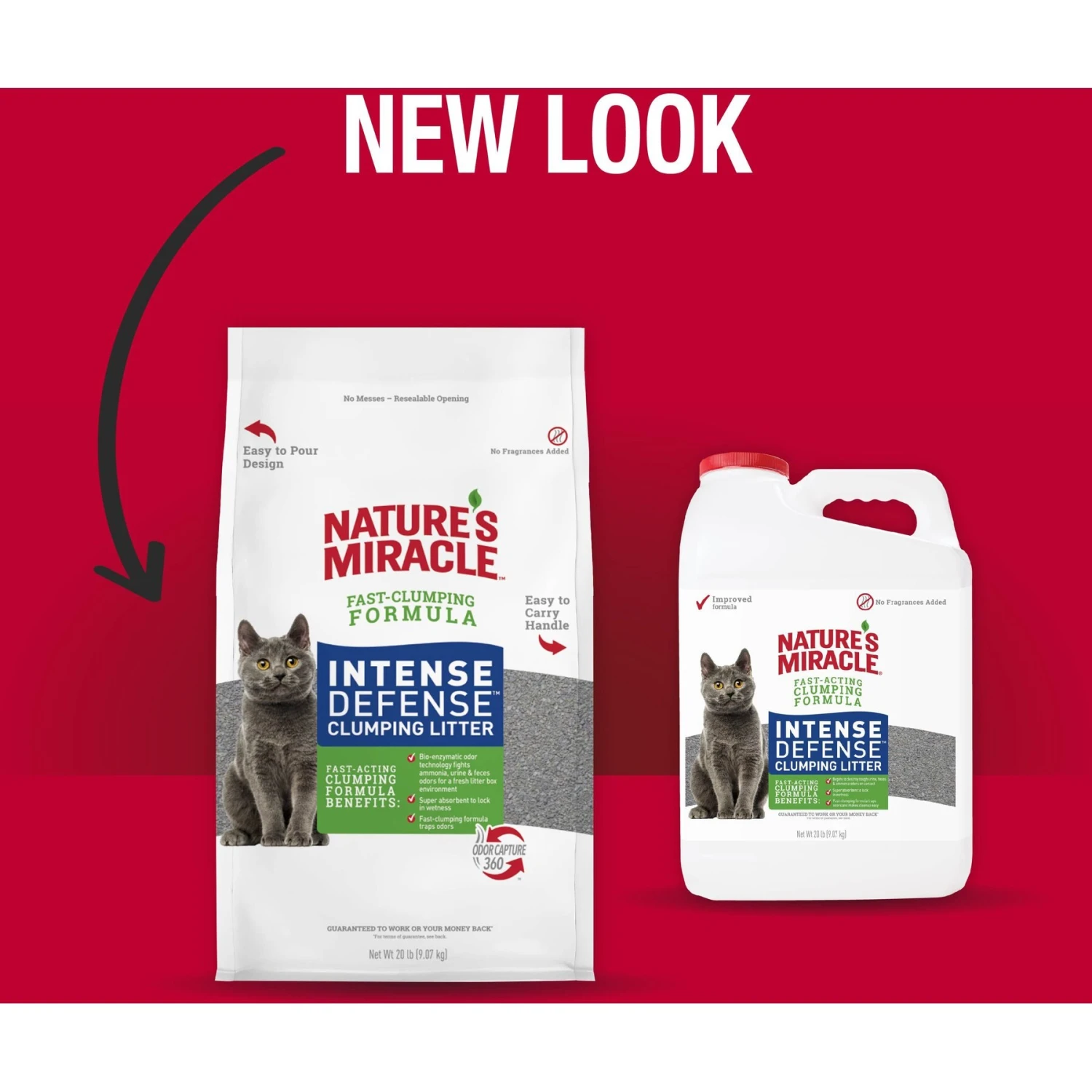 Nature's Miracle Intense Defense Unscented Clumping Clay Cat Litter 4 Nature's Miracle Intense Defense Unscented Clumping Clay Cat Litter - Image 4