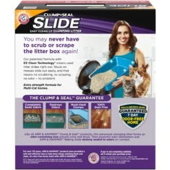 Arm & Hammer Litter Baking Soda Double Duty Cat Litter Deodorizer & Arm & Hammer Litter Slide Multi-Cat Scented Clumping Clay Cat Litter -Cat Supplies 653654 PT6. AC SS1800 V1665504867