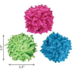 KONG Moppy Ball Cat Toy, Color Varies -Cat Supplies 66570 PT2. AC SS1800 V1603133801