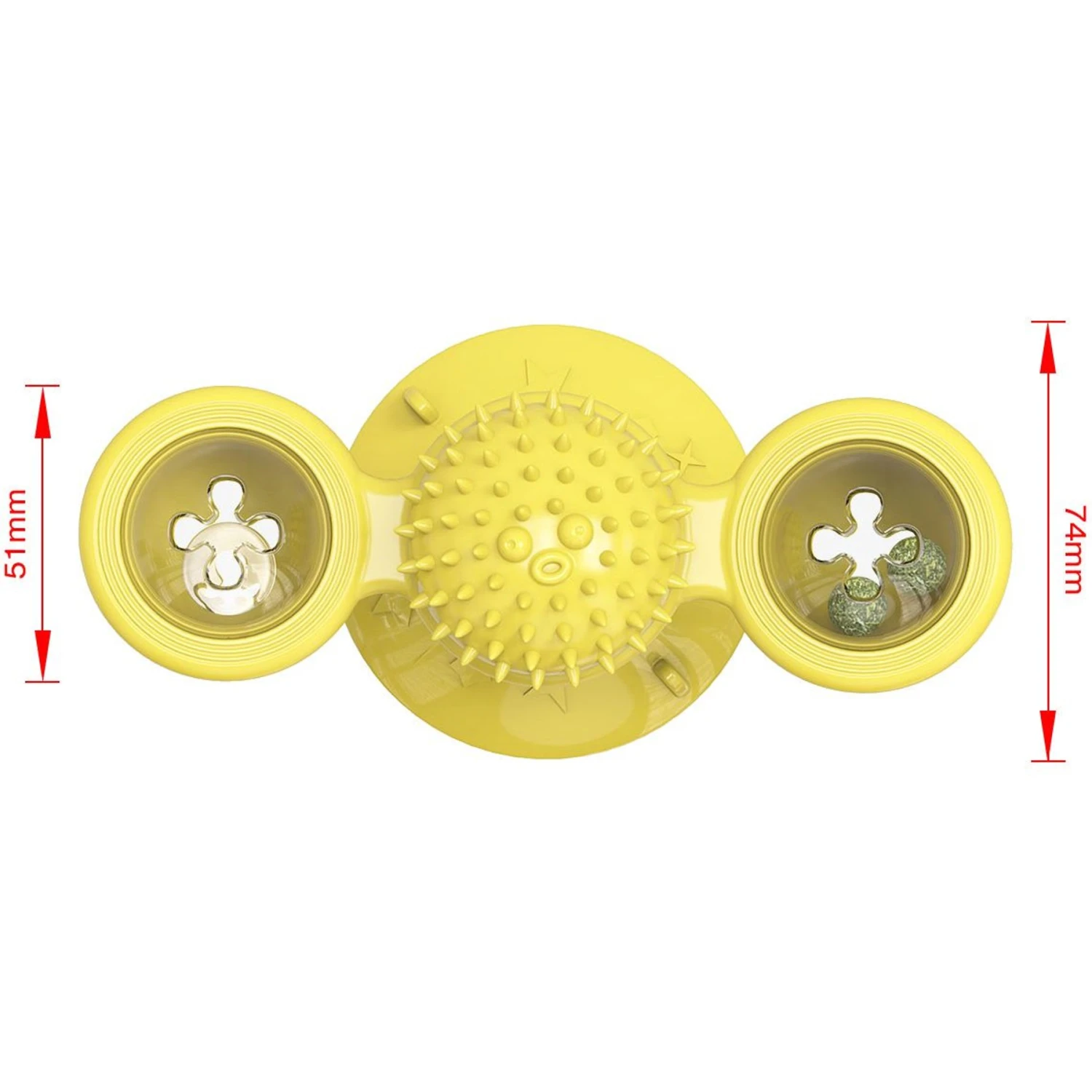 Pet Life 'Windmill' Rotating Suction Cup Spinning Cat Toy 7 Pet Life 'Windmill' Rotating Suction Cup Spinning Cat Toy - Image 7