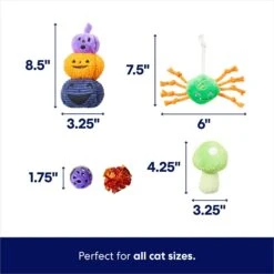 Frisco Halloween Mystical Variety Pack Plush & Balls Cat Toy With Catnip 5 Frisco Halloween Mystical Variety Pack Plush & Balls Cat Toy With Catnip -Cat Supplies 668374 PT1. AC SS1800 V1689340914