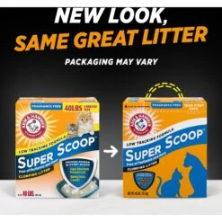 Arm & Hammer Litter Super Scoop Unscented Clumping Clay Cat Litter -Cat Supplies 67004 PT2. AC SS1800 V1685042114