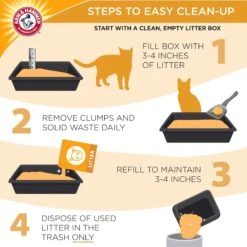 Arm & Hammer Litter Ultra Last Long Lasting Odor Control Clumping Clay Cat Litter -Cat Supplies 67044 PT5. AC SS1800 V1663797445