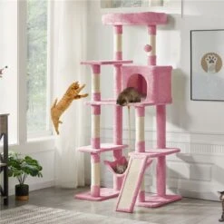 Yaheetech Multi-Level 63-in Plush Cat Tree