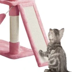Yaheetech Multi-Level 63-in Plush Cat Tree -Cat Supplies 677222 PT6. AC SS1800 V1666043782