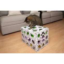 Cat Amazing Mega-Interactive Treat Maze & Puzzle Cat Toy, White -Cat Supplies 685438 PT8. AC SS1800 V1669738438