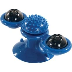 Pets Know Best Purrfect Spinner Cat Toy, Blue -Cat Supplies 691606 PT5. AC SS1800 V1667517602