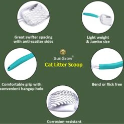 SunGrow Wide & Deep Metal Cat Litter Scooper -Cat Supplies 693254 PT3. AC SS1800 V1687197099