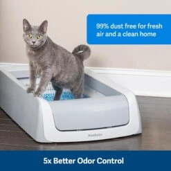 PetSafe ScoopFree Premium Crystal Litter 2-Pack & PetSafe ScoopFree Complete Reusable Litter Tray -Cat Supplies 694158 PT3. AC SS1800 V1668531877