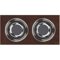 GrooveThis Woodshop Personalized Cat Feeder Station, 2-cup -Cat Supplies 697438 PT2. AC SS1800 V1668457890