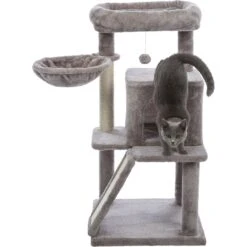 TRIXIE Pepito Cat Tree, Gray -Cat Supplies 701614 PT2. AC SS1800 V1668547552