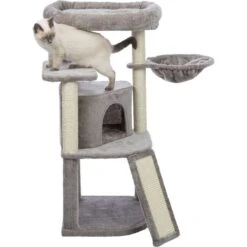 TRIXIE Adriana Cat Tree, Gray -Cat Supplies 701630 PT2. AC SS1800 V1668544965