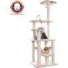 Armarkat 65-in Faux Fur Cat Tree & Condo