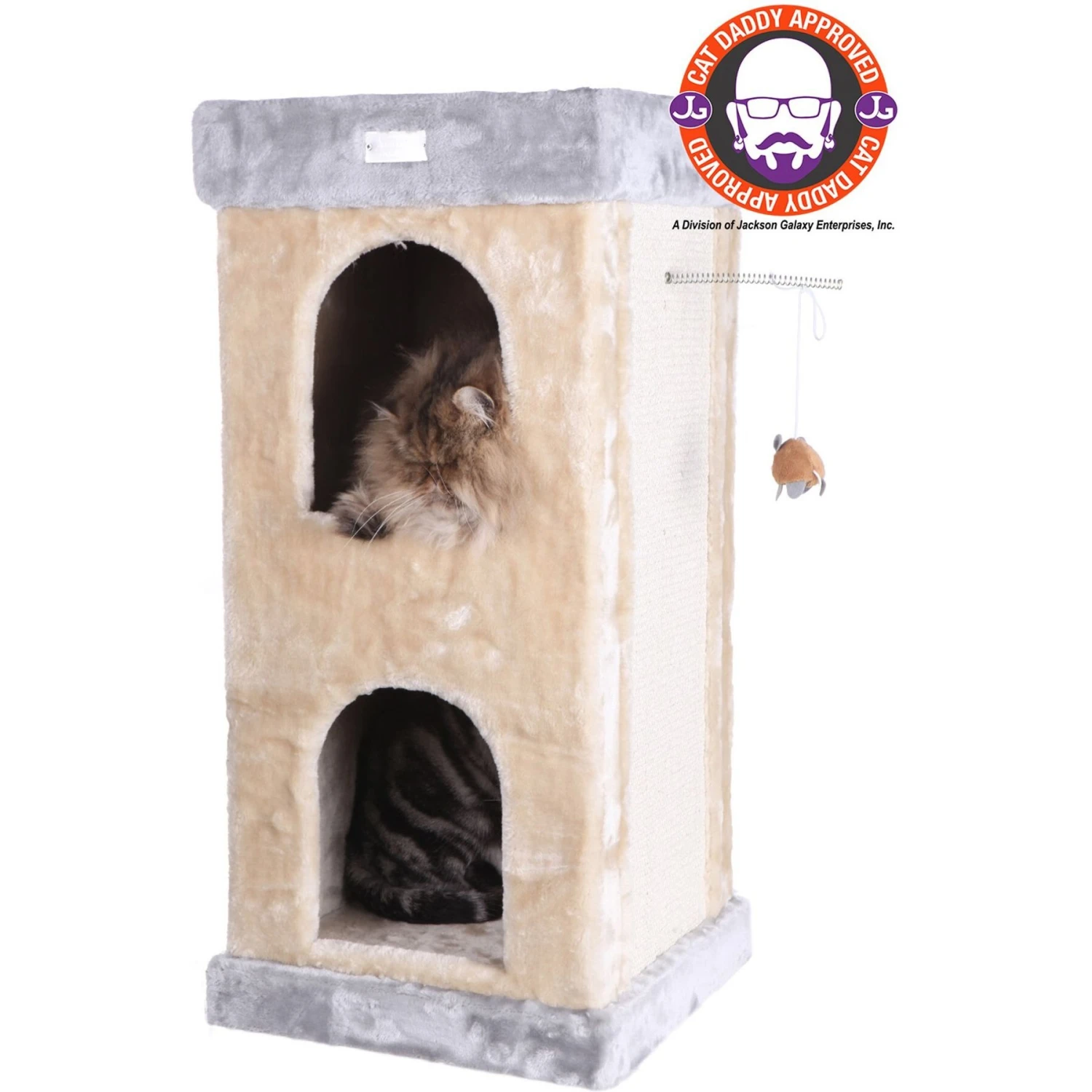 Armarkat 32-in Faux Fur Cat Condo 5 Armarkat 32-in Faux Fur Cat Condo - Image 5