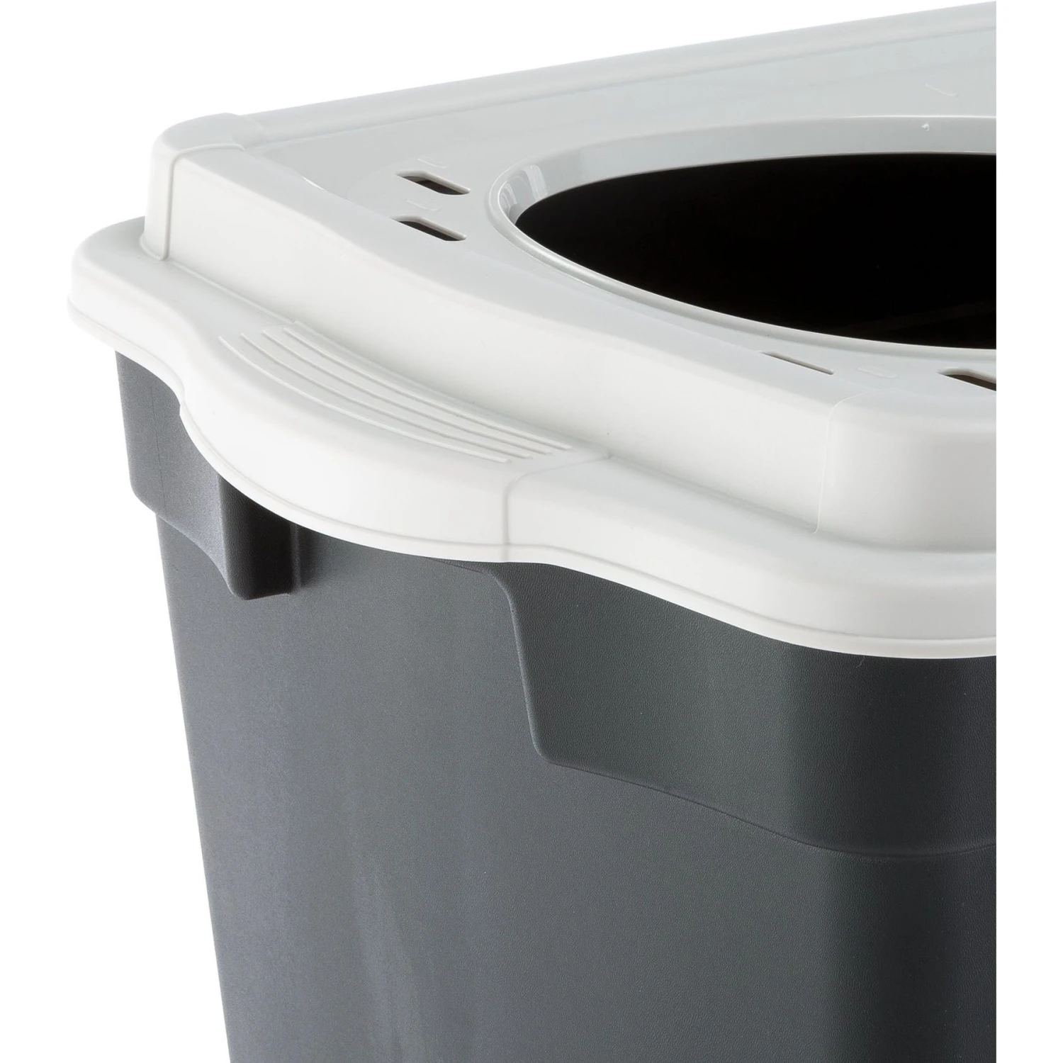 Ferplast "Jumpy" With Top Entrance Cat Litter Box, Black, Large 4 Ferplast "Jumpy" With Top Entrance Cat Litter Box, Black, Large - Image 4