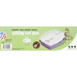 Van Ness Sifting Cat Litter Pan With Frame -Cat Supplies 70447 PT8. AC SS1800 V1536764947